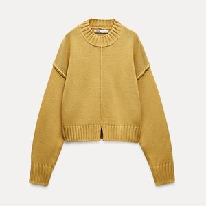 Zara Women's Mustard Sweater